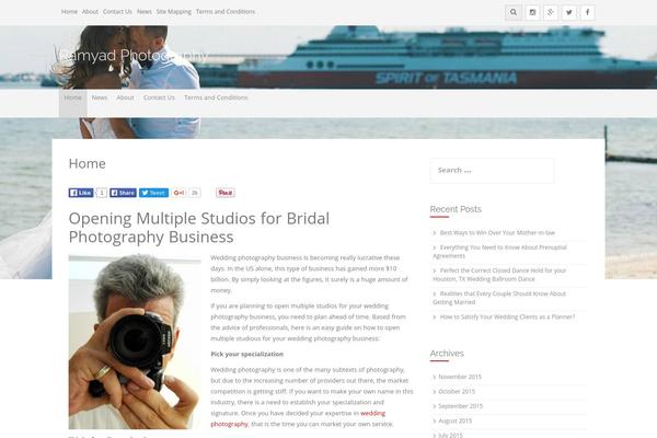 ProtoPress theme site design template sample