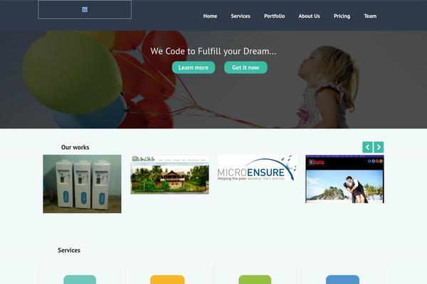 Limo theme site design template sample