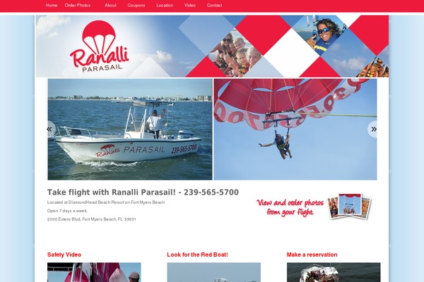 ranalliparasail.com site used Pacifica