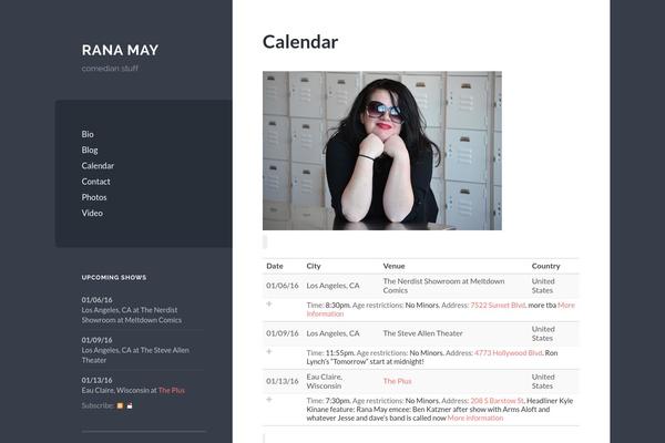 Wilson theme site design template sample