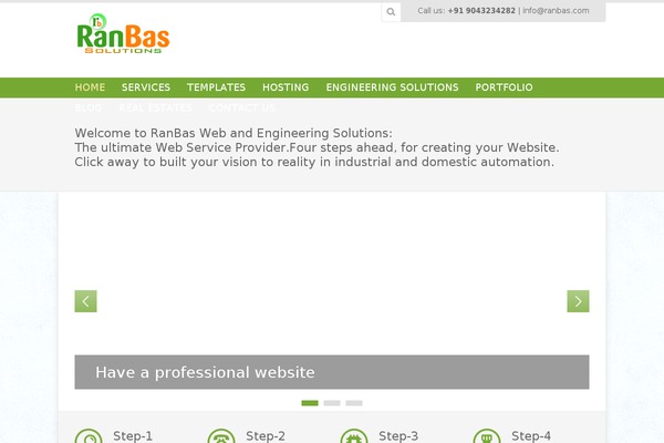 Natural theme site design template sample