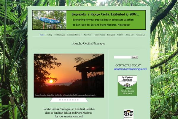 Chameleon theme site design template sample