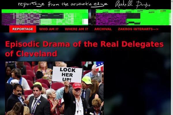 randallpacker.com site used Reportage2