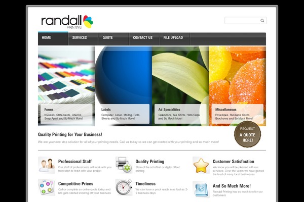 Corporate theme site design template sample