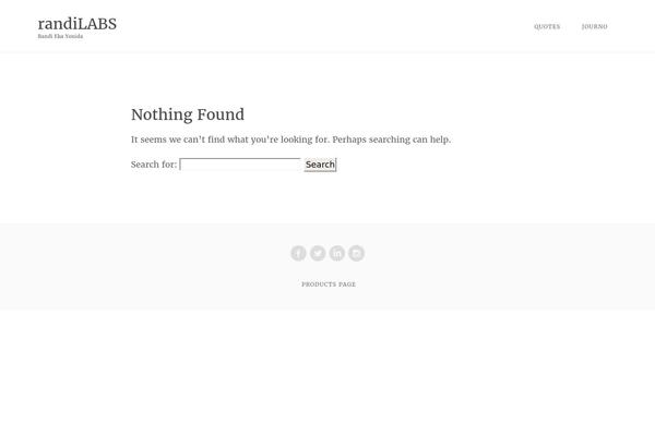 randilabs.com site used So-simple