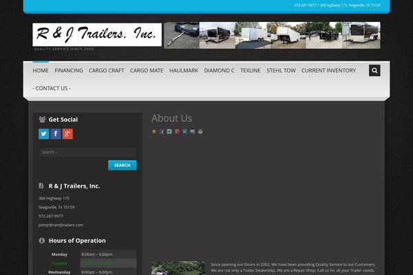 Bueno theme site design template sample