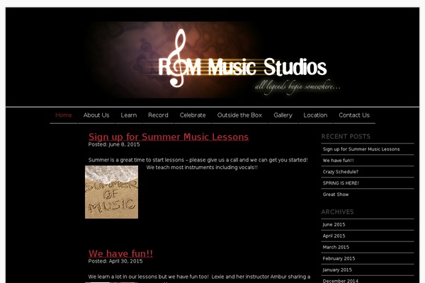 Romangie theme site design template sample