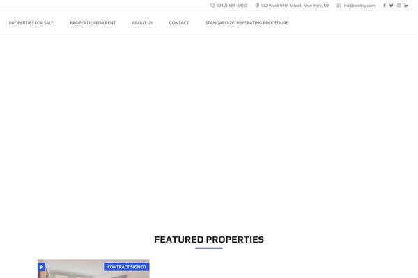 MyHome theme site design template sample