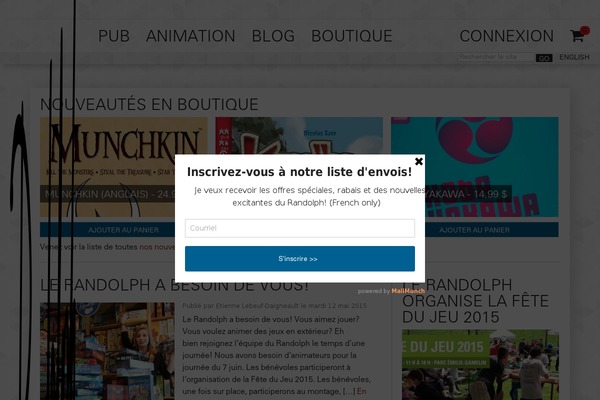 Site using ChimpMate - WordPress MailChimp Assistant plugin