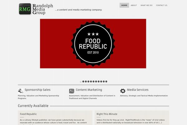 Andante theme site design template sample