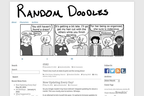 Inkblot theme site design template sample