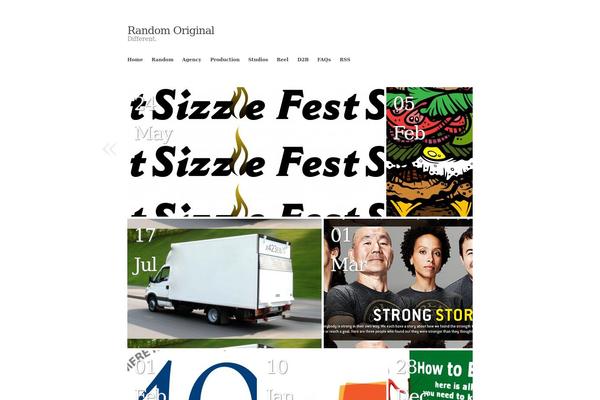 AutoFocus theme site design template sample