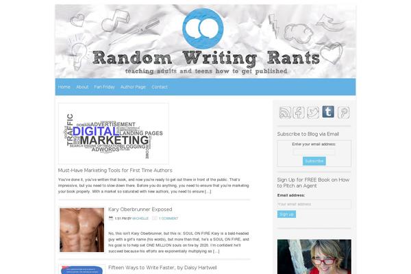 Lifestyle theme site design template sample
