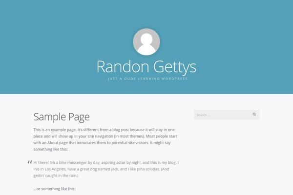 Highwind theme site design template sample