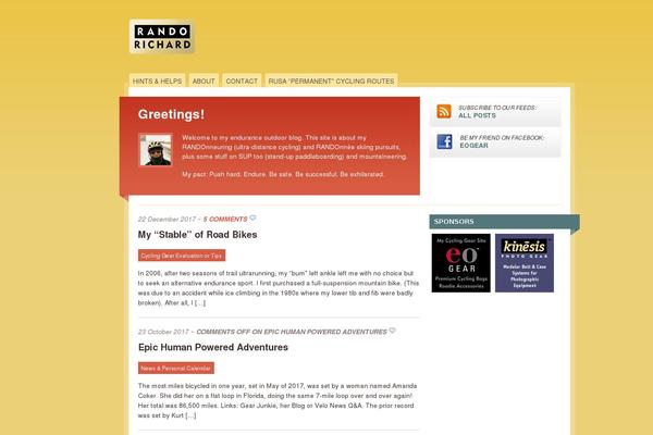 Mainstream theme site design template sample