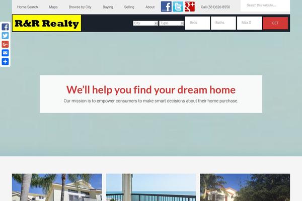 AgentPress Pro theme site design template sample