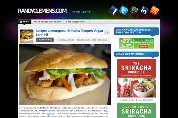 randyclemens.com site used Start Magazine
