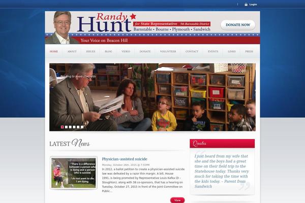 randyhuntstaterep.com site used Candidate