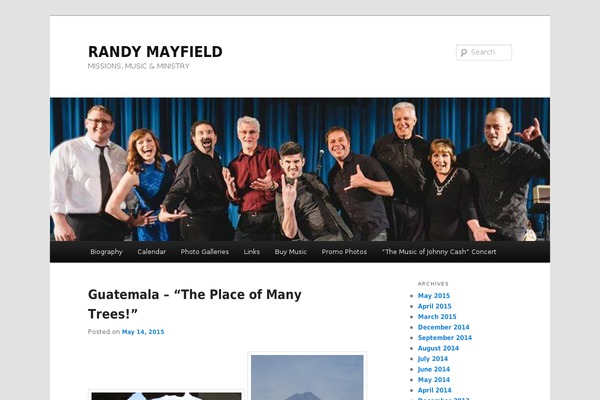 Twenty Eleven theme site design template sample