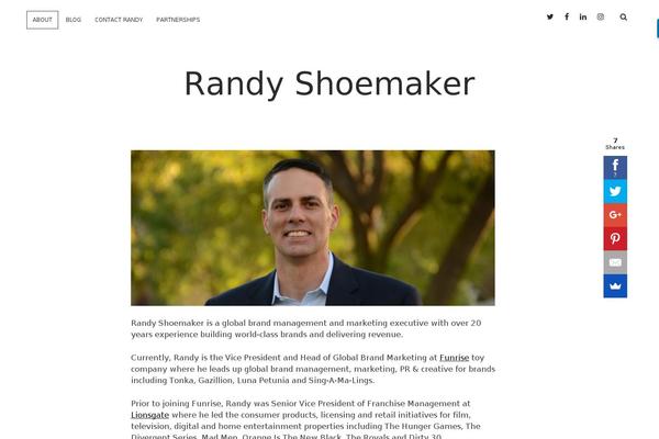 Chosen theme site design template sample