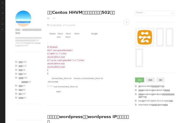 Site using WordPress 文章点赞 plugin