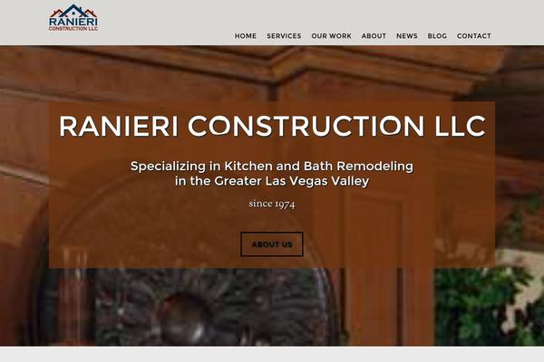 Parallax Pro theme site design template sample