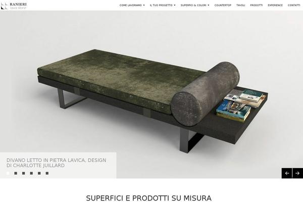 Site using Easy Portfolio plugin