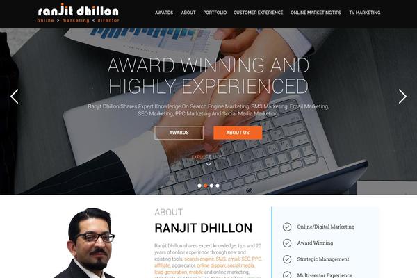 Breeze theme site design template sample