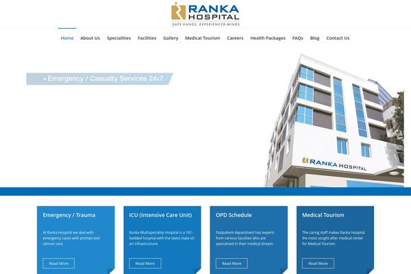 iMedica theme site design template sample