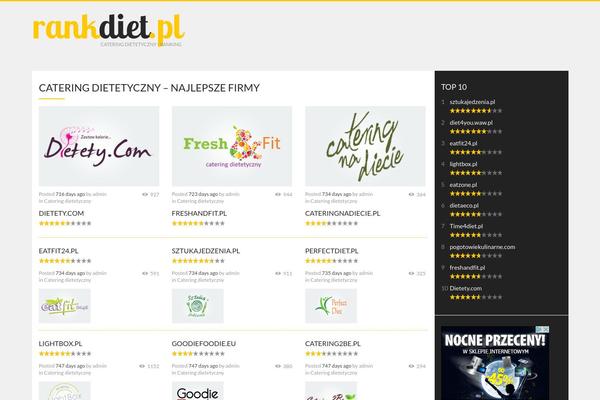 Puzzles theme site design template sample