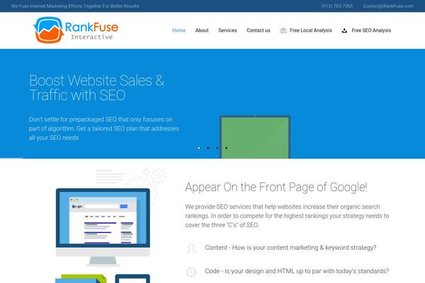 SEOWP theme site design template sample