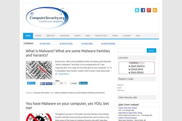 Iconic One theme site design template sample