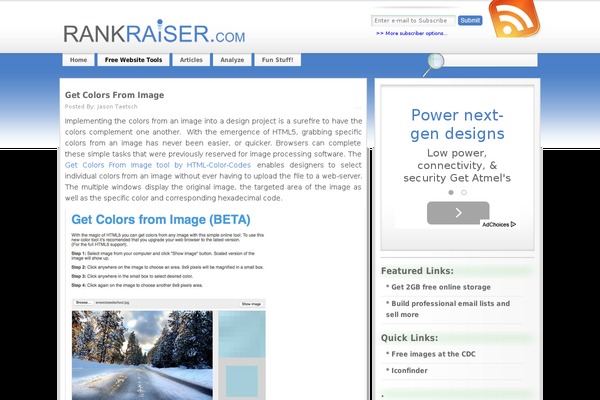 Sprout theme site design template sample