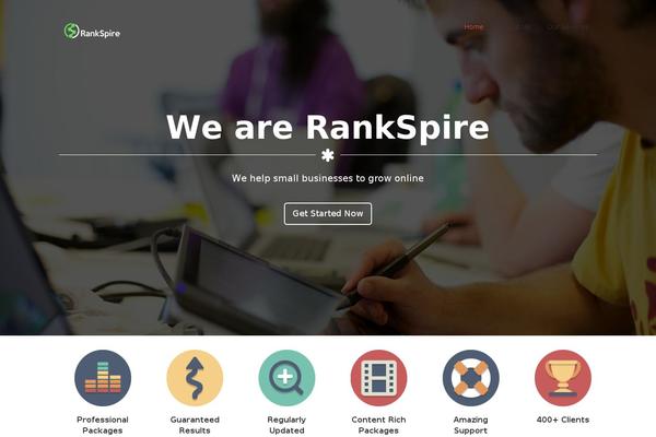 Aaika theme site design template sample