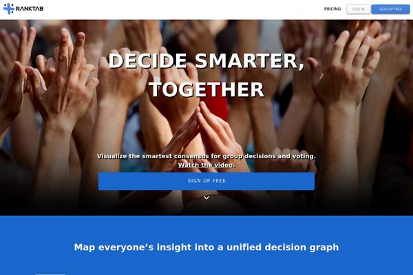 ranktab.com site used Share