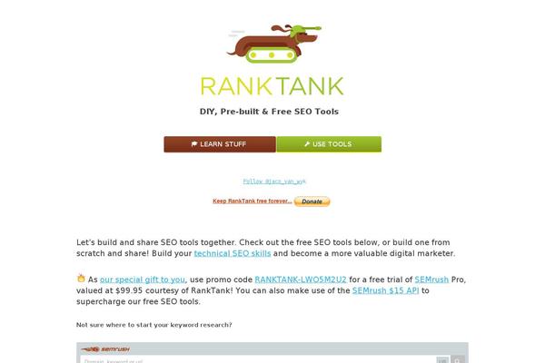 ranktank.org site used Soledad