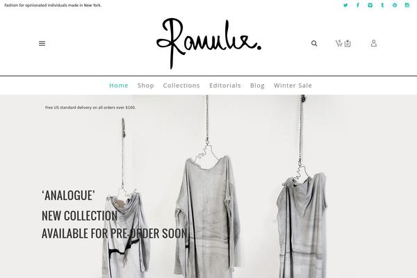 Atelier theme site design template sample