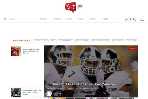 rant-2017 theme websites examples