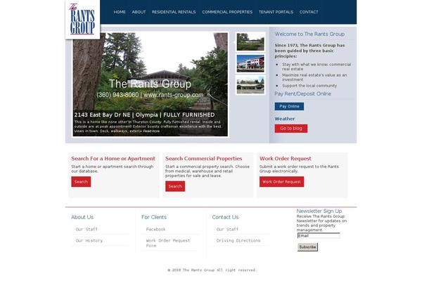 RealEstate theme site design template sample