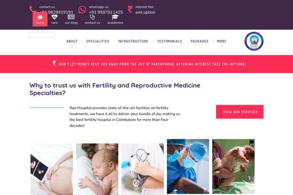 Site using WP Testimonials with rotator widget plugin