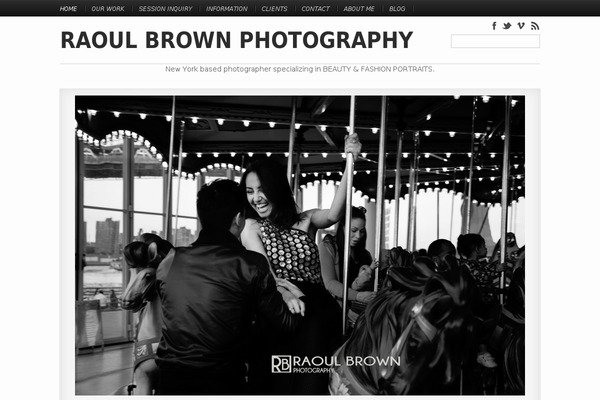 Reportage theme site design template sample