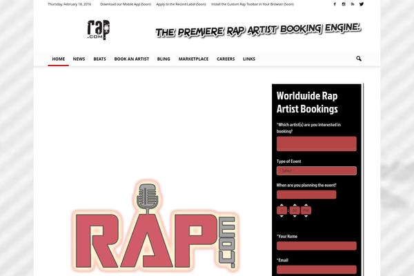rap.com site used Newspaper