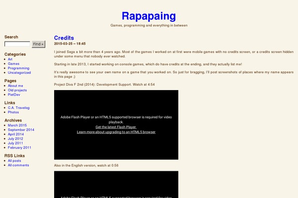 Sandbox theme site design template sample
