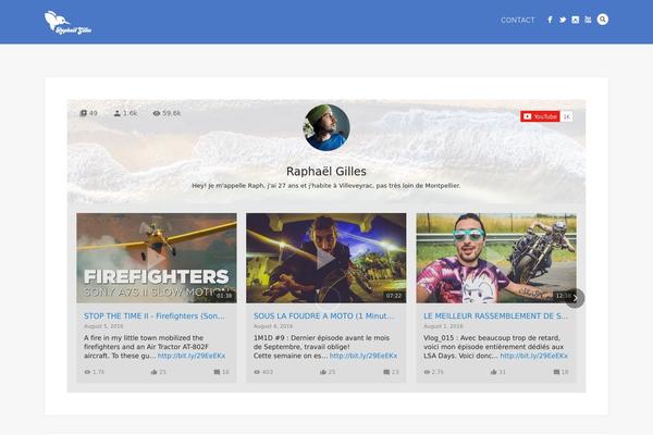 Story theme site design template sample