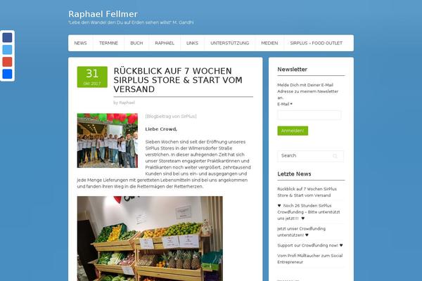 Site using Floating Social Media Icon plugin