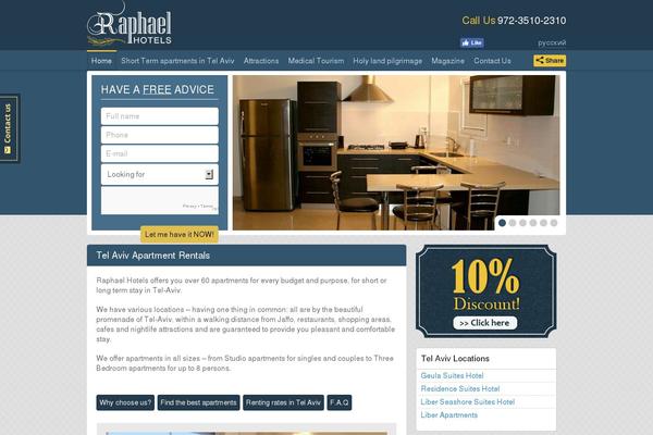 Master theme site design template sample
