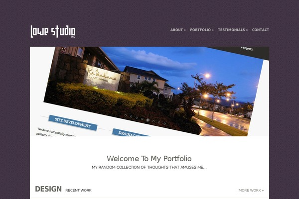 Flexible theme site design template sample