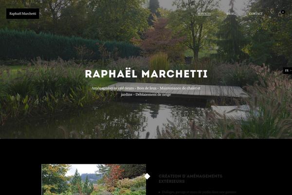 Vertical theme site design template sample