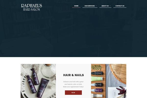 Jacqueline-child theme site design template sample