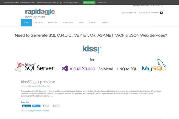 Site using Content Manager Light plugin